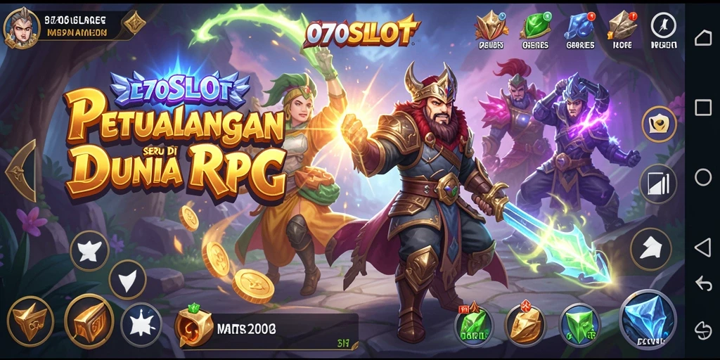 Gambaran gameplay seru di dunia RPG 070SLOT.