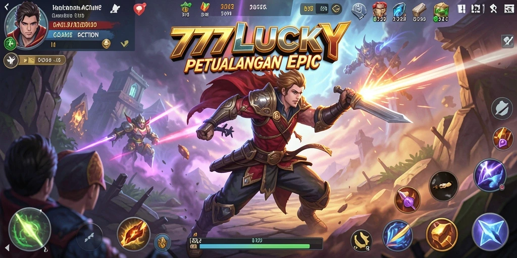 Gameplay 777LUCKY yang penuh aksi dan tantangan.