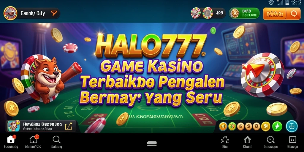 Tampilan gameplay HALO777 yang seru dan mengasyikkan.