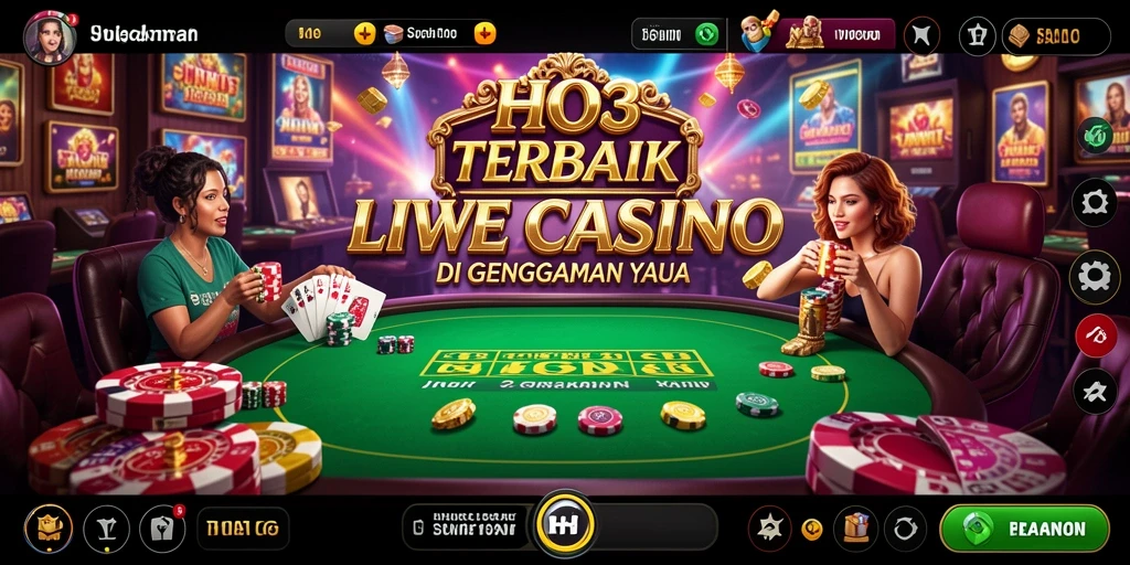 Gameplay menarik dan interaktif di aplikasi Live Casino HO3.