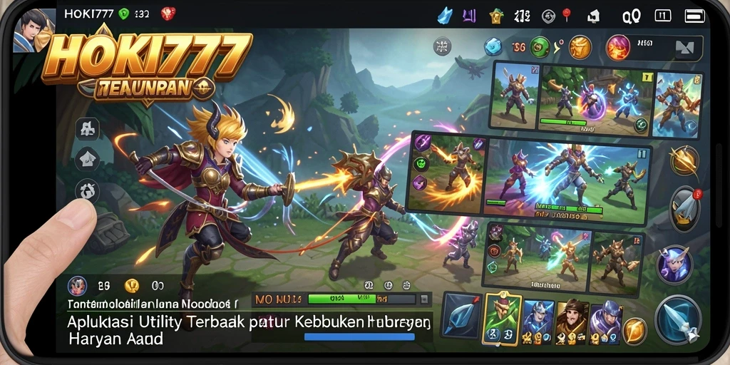 Tampilan utama HOKI777 dengan fitur Utility yang memudahkan pengguna.