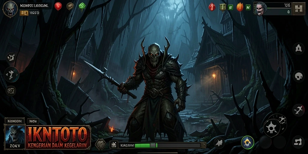 Tampilan menyeramkan dari gameplay IKNTOTO yang intens dan penuh aksi.