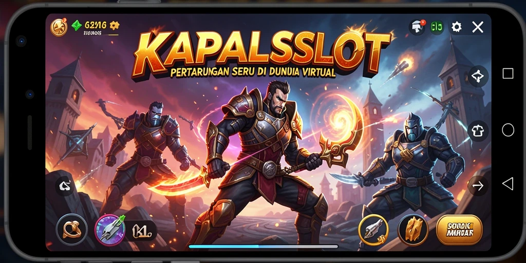 Tampilan seru pertarungan di KAPALSLOT dengan karakter unik.