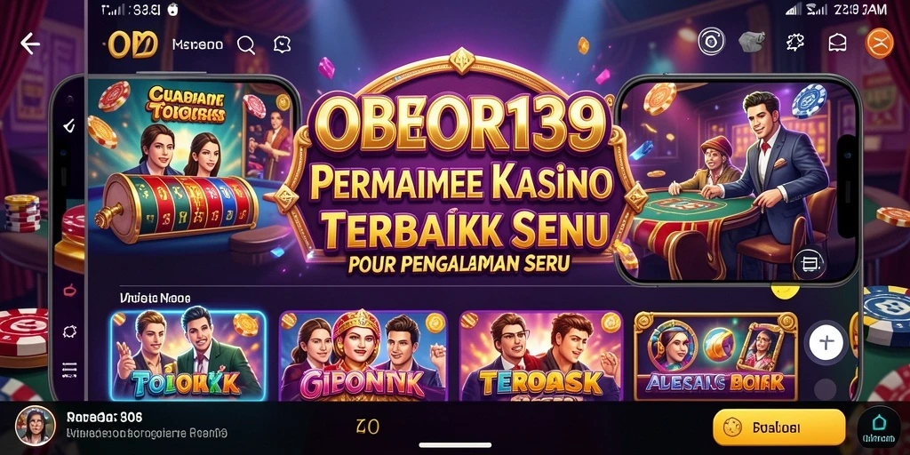 Tampilan menarik dari gameplay Kasino OBOR138 yang menggembirakan.