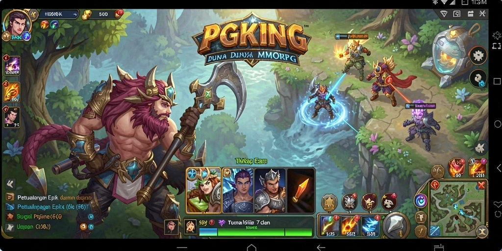Tampilan permainan epik dalam dunia <strong>PGKING</strong> yang menakjubkan.