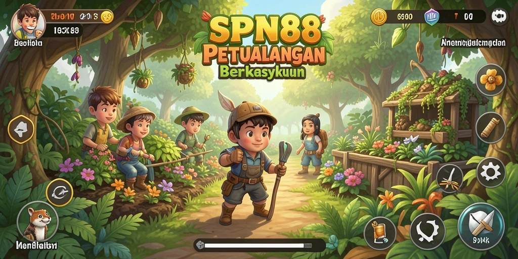 Tampilan gameplay menarik di SPN88 dengan suasana pertanian.