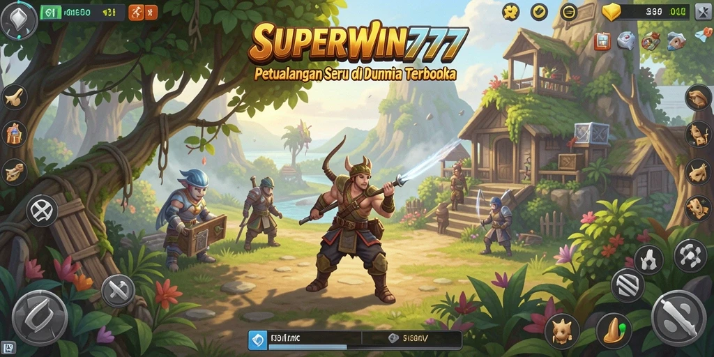 Gameplay SUPERWIN777 menampilkan petualangan di dunia terbuka yang menakjubkan.
