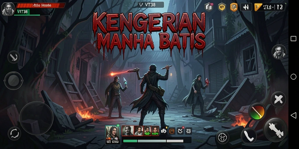 Gameplay mencekam di dalam kegelapan yang penuh misteri.